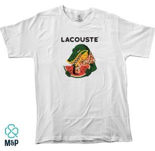 T Shirts unisex blanc LACOUSTE
