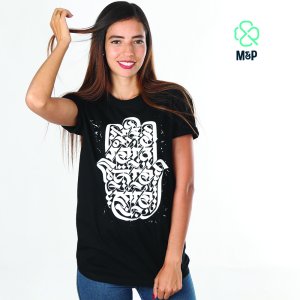 T-shirt femme KHAMSSA CALIGRAPHIE