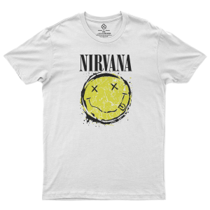 T-Shirt Hommes nirvana smiley