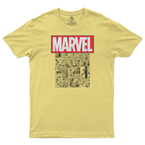 T-shirt jaune MARVEL