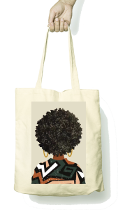 Tote bag Afro women