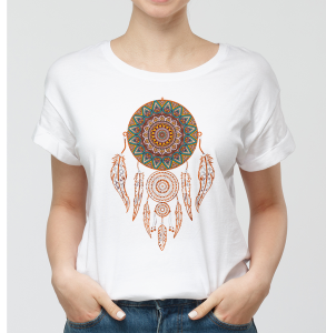 T SHIRT DREAM CATCHER COLOR
