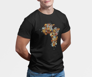 T-shirt unisex Noir Mama Africa