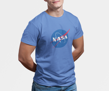 T-Shirt NASA bleu