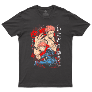 T-SHIRT JUJUTSU KAISEN - yuji x sokuna