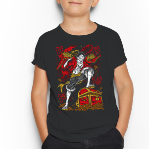 T-Shirt ENFANT ONE PIECE - LUFFY TRESOR