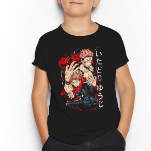 T-SHIRT ENFANT JUJUTSU KAISEN - yuji x sokuna