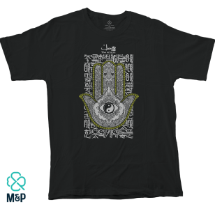 T-shirt unisex noir - KHAMSSA THE ORIGIN