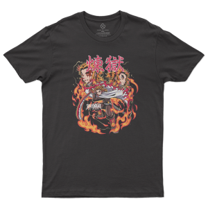 T-shirt Homme - demon slayer - rengoku kyojuro