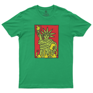 T-shirt Homme - keith harving - statue de la liberté