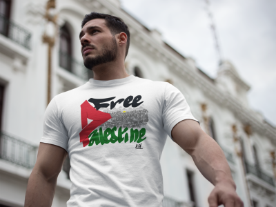 T-Shirt Hommes - FREE PALESTINE