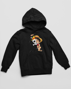 Sweat Shirt Enfant - one piece luffy drapeau