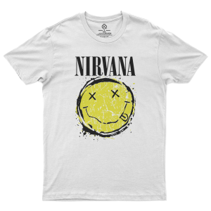 T-shirt nirvana smiley