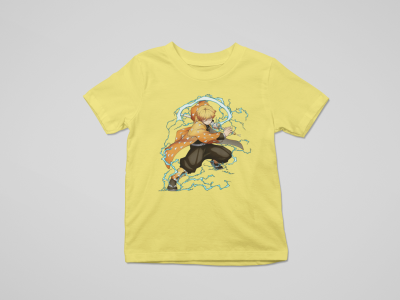 T-shirt Enfant zenitsu demon slayer