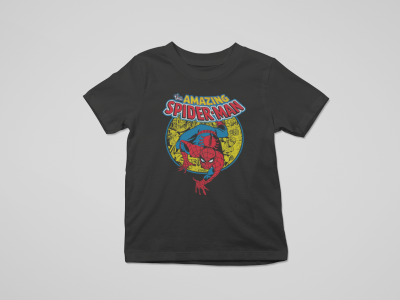 T-shirt enfant spiderman vintage