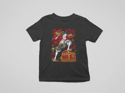 T-Shirt ENFANT ONE PIECE - LUFFY TRESOR