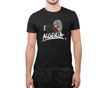 T-shirt unisex  I LOVE ALGERIA