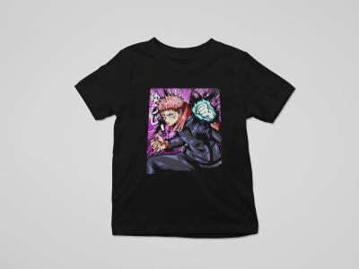 Tshirt Enfant - JUJUTSU KAISEN  black lightning