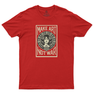 T-Shirt Hommes - MAKE ART NOT WAR