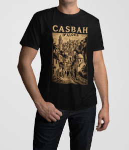 CASBAH MONO CHROM sur noir